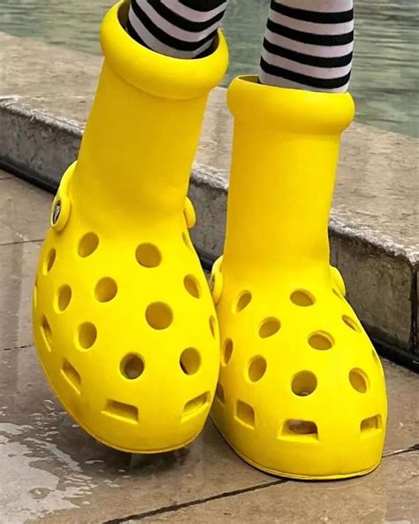 crocs big yellow boots release date.